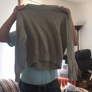 H&M green sweater